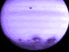 Die Einschlaege im ultravioletten Licht (Hubble Space Telescope)